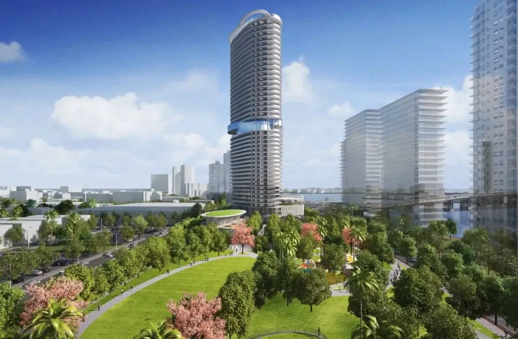 Miami Beach new renderings for park on fifth project